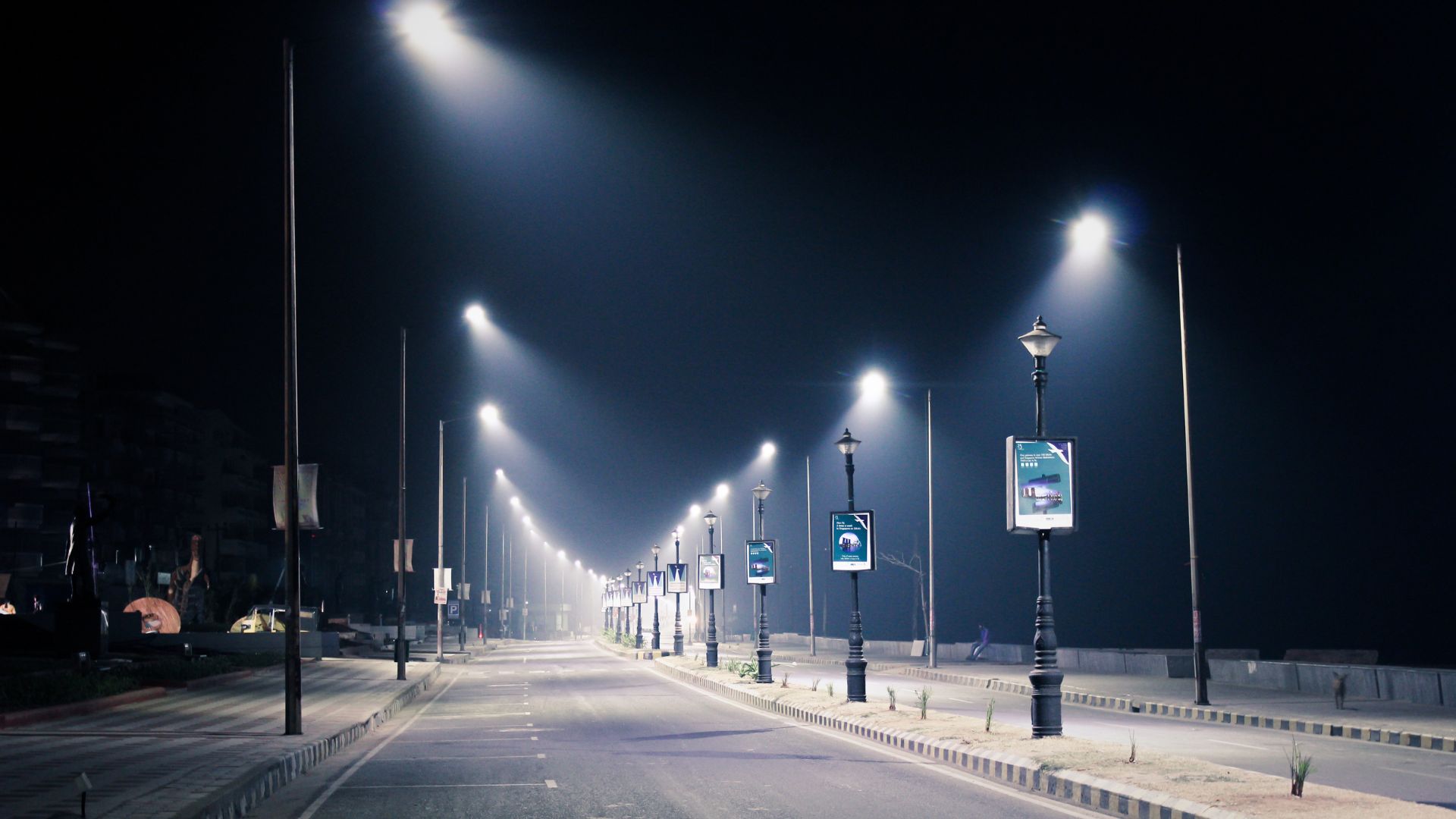Luminación Calle Banner Farolas de Exterior